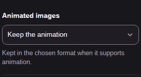 Animated images set to Keep the animation in Image Space Saver.