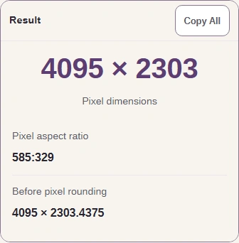 Use Pixel dimensions for whole pixels. Before pixel rounding keeps the decimal size; Pixel aspect ratio describes the rounded size.