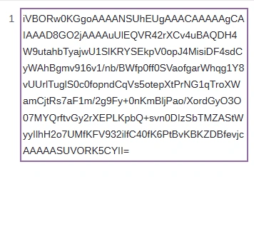 Base64 text pasted into the box to decode.