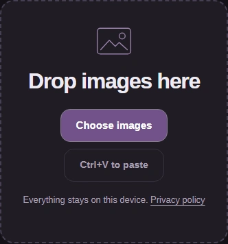 BMP converter intake with Choose images.