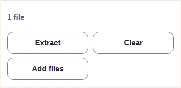 Extract button ready for the selected OpenRaster drawing.