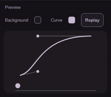 Easing result in Preview.