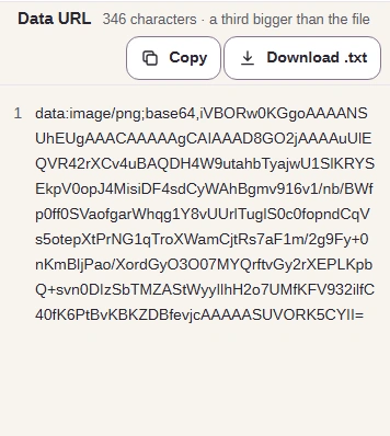 Check the character count against your destination’s limit. Copy takes the complete string; Download .txt saves that same text.