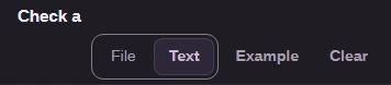 Text tab selected in FluffyBench Hash Checksum.