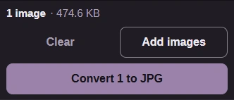 Convert 1 to JPG is ready.