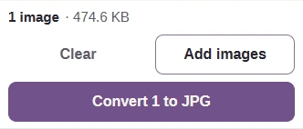 Convert 1 to JPG is ready.