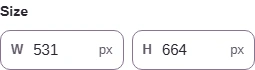 Size sets the saved crop’s pixel dimensions.