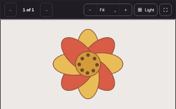 The same flower PNG on a light background.