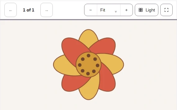 The same flower PNG on a light background.