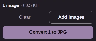 Convert is ready after Settings is closed.