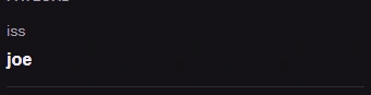 In Result, check that the claims match the token you meant to inspect.