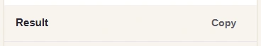 Copy puts the notice, Header and Payload on your clipboard.