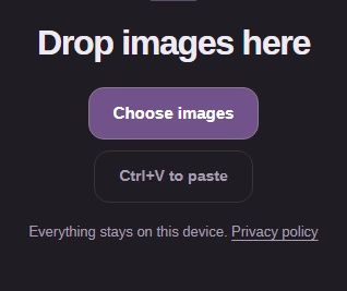 PNG Converter with Choose images ready for a local PNG.