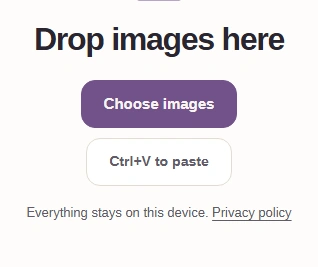 PNG Converter with Choose images ready for a local PNG.