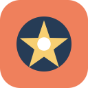 Star-and-circle icon stored at 128 by 128 pixels.