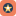 The walkthrough ICO's extracted 16 by 16 pixel star icon, shown at its own pixel dimensions.