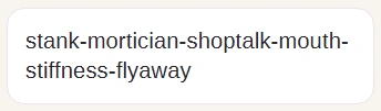 Generated six-word passphrase separated by hyphens in the Result panel.