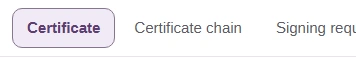 Certificate task selected in FluffyBench's Certificate and public key inspector.