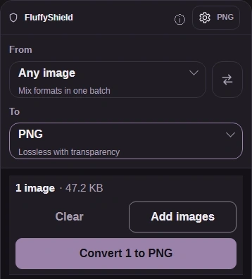 Close Settings, then make the PNG copy.