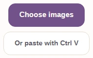 Choose images to add the photo you want to prepare.