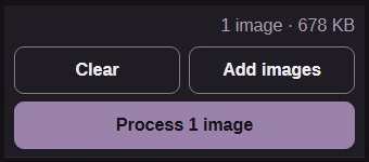 Press Process 1 image to make the copy with your chosen settings.