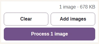 Press Process 1 image to make the copy with your chosen settings.