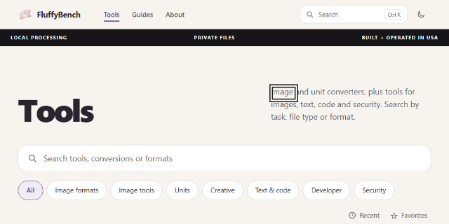Whole FluffyBench screenshot with the compared lettering marked.