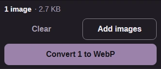 Convert 1 to WebP is ready.